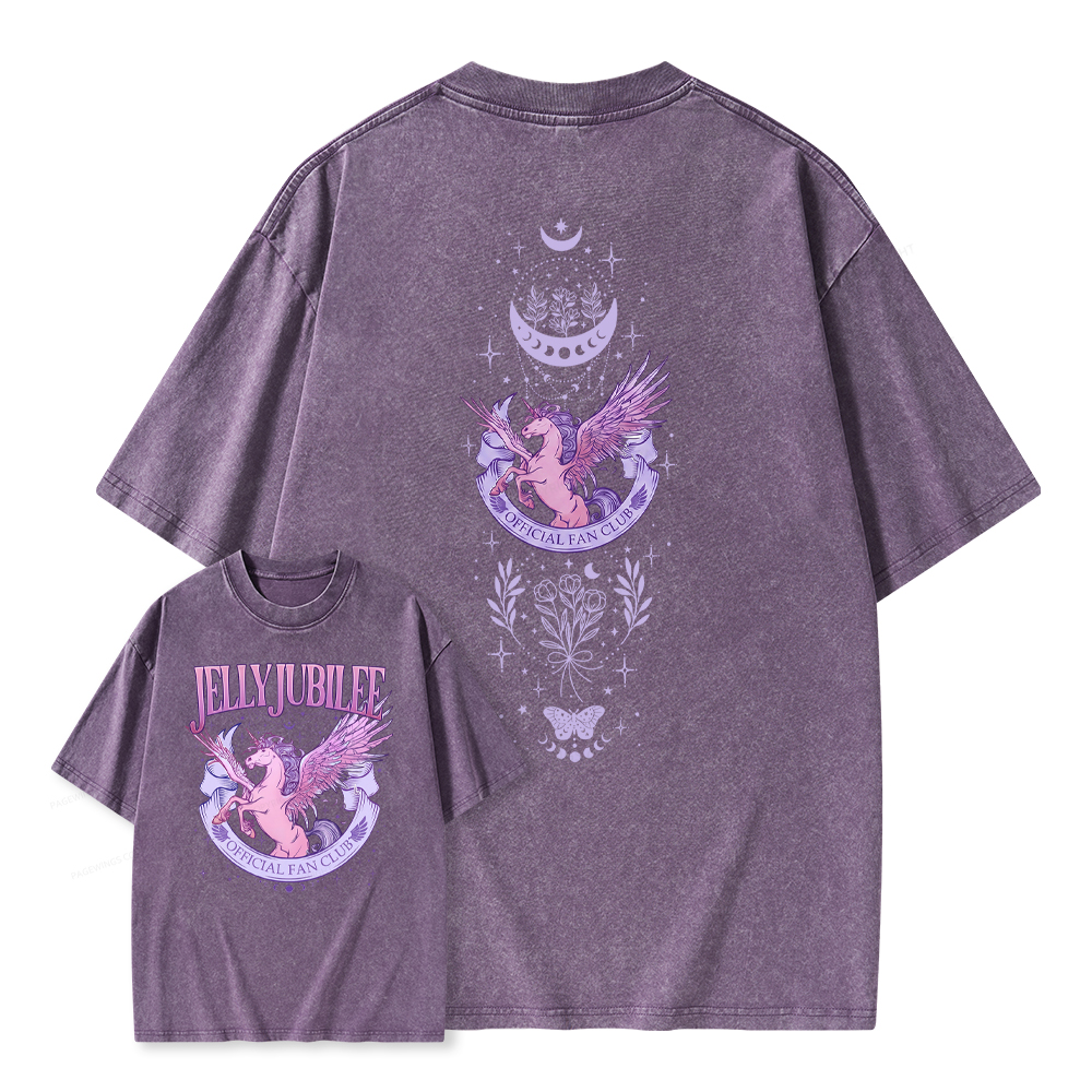 Pagewings Fantasy Books Lover Unisex Washed T-shirt