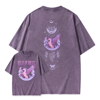 Pagewings Fantasy Books Lover Unisex Washed T-shirt