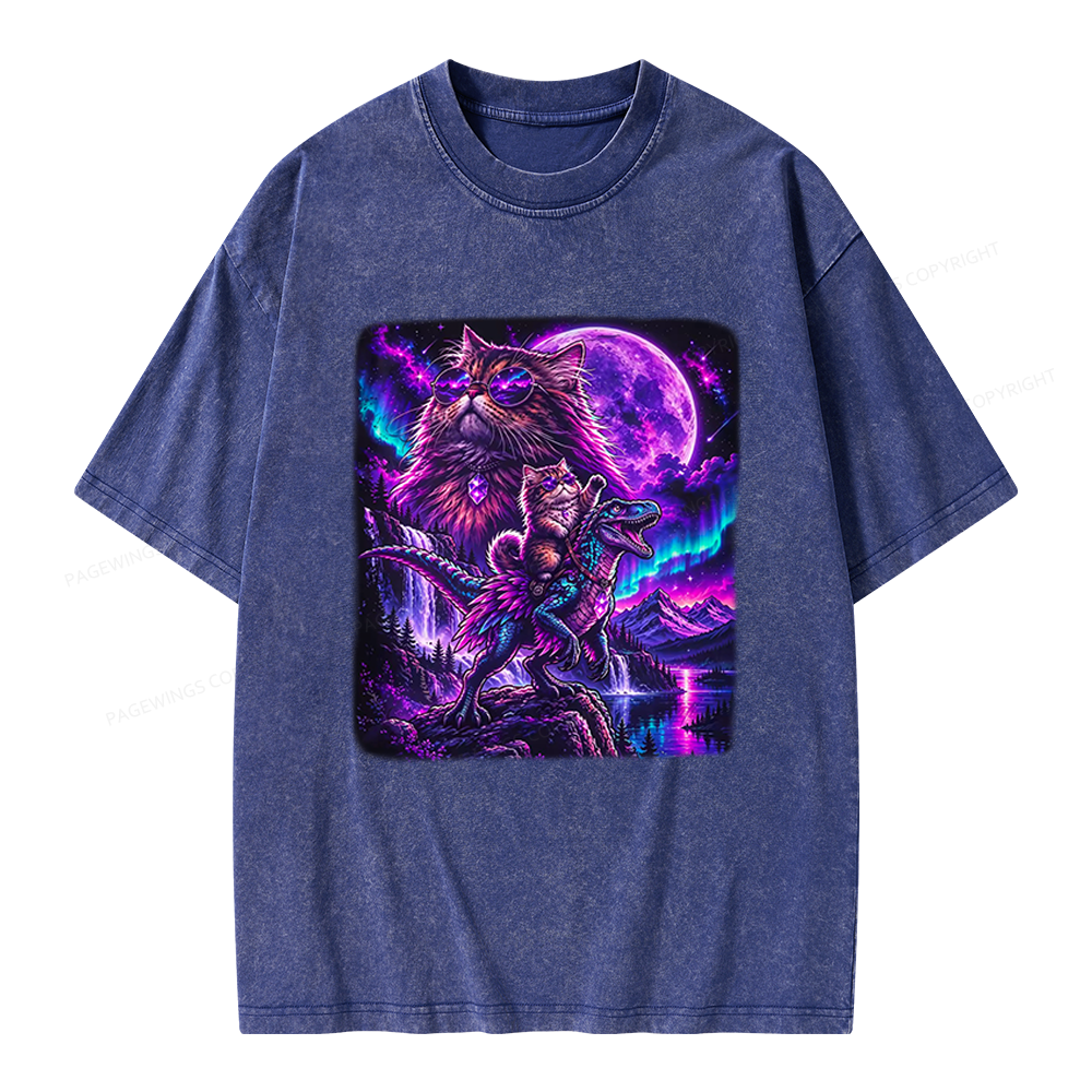 Pagewings Sci Fi Bookish Unisex Washed T-shirt