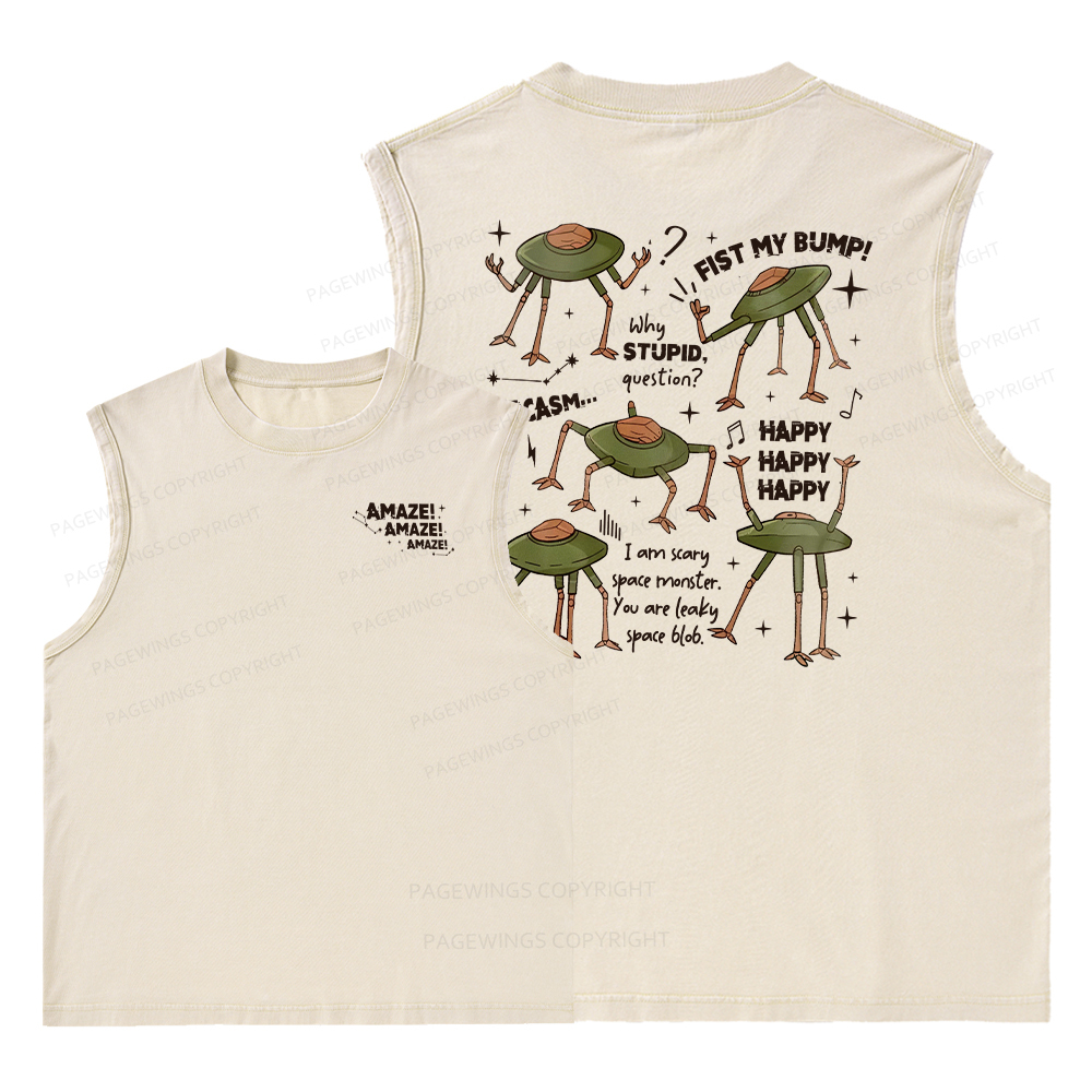 Pagewings Fantasy Bookish Rocky Amaze Unisex Washed Tank Top