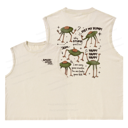 Pagewings Fantasy Bookish Rocky Amaze Unisex Washed Tank Top