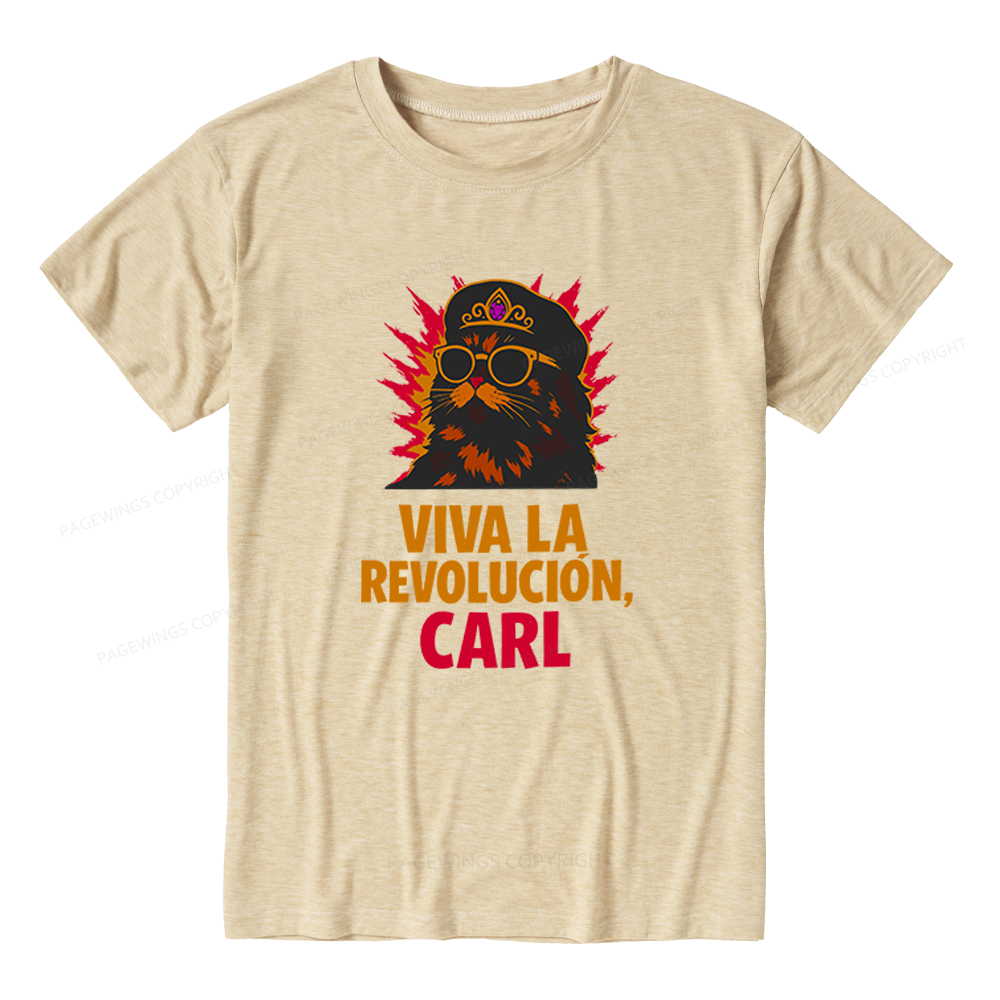 Pagewings Viva La Revolucion Unisex Heather T-Shirt