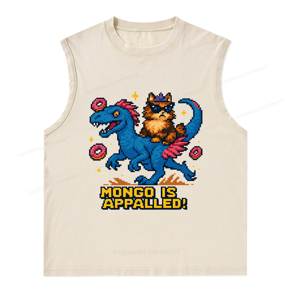 Pagewings Mongo Is Appalled Washed Tank Top