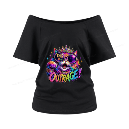 Pagewings Sci-Fi Book Lover Women Off Shoulder T-shirts