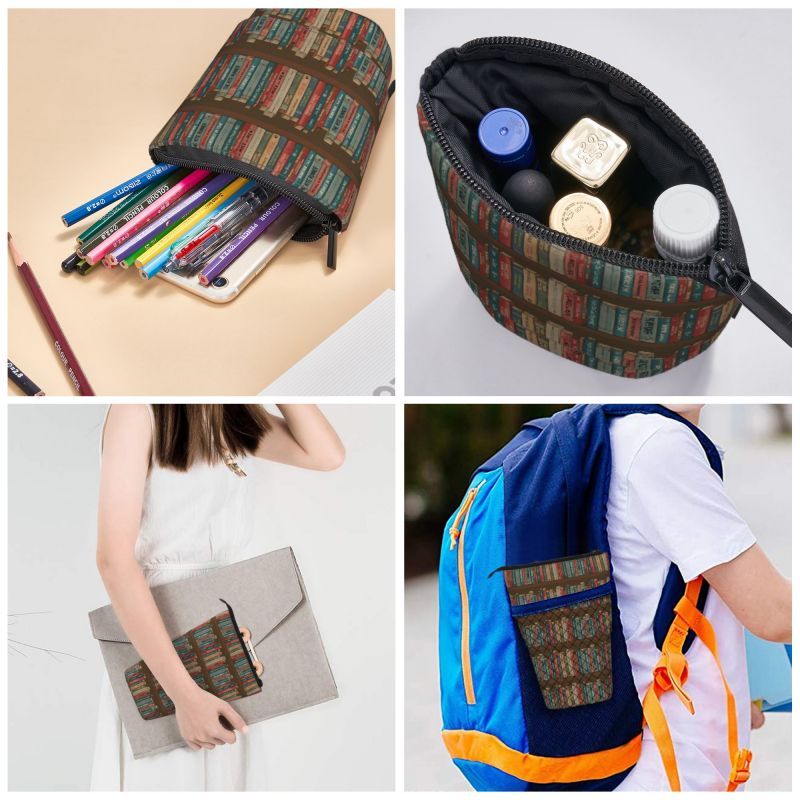 Pagewings Read Banned Books Pencil Holder Retractable Pencil Bag