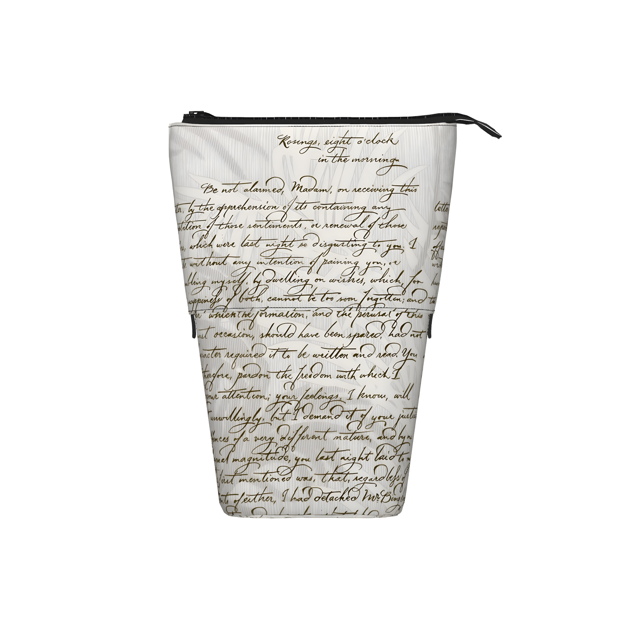 Pagewings Book Lover Pencil Holder Retractable Pencil Bag