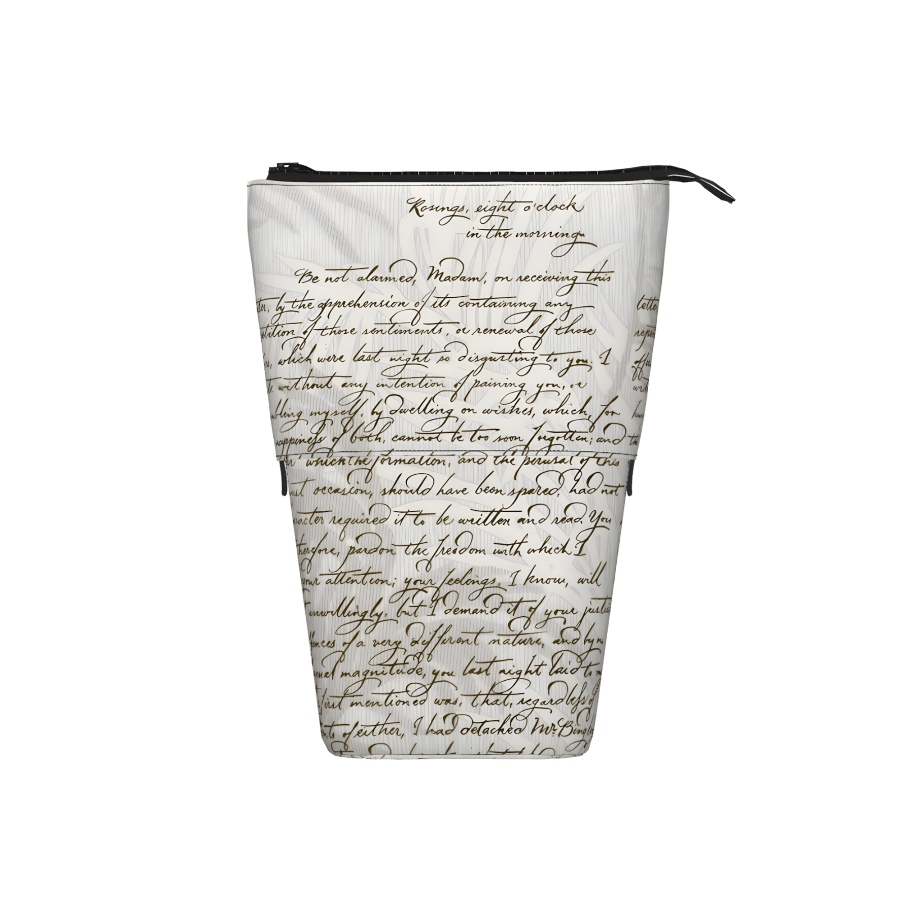 Pagewings Book Lover Pencil Holder Retractable Pencil Bag