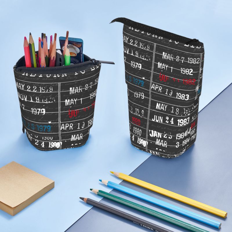 Pagewings When You Have a Library Card Pencil Holder Retractable Pencil Bag