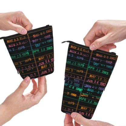 Pagewings Library Card Pencil Holder Retractable Pencil Bag