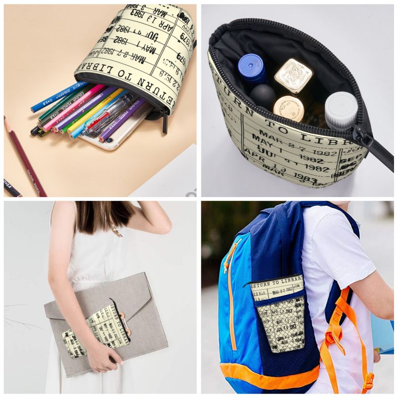 Pagewings The Library Is Open Pencil Holder Retractable Pencil Bag