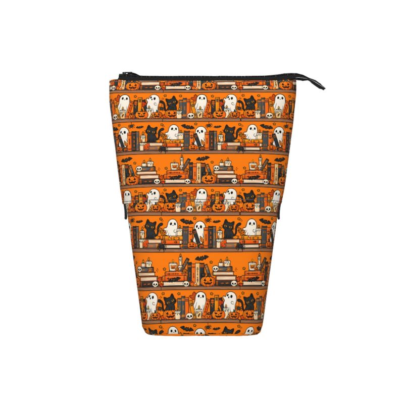 Pagewings Halloween Pencil Holder Retractable Pencil Bag