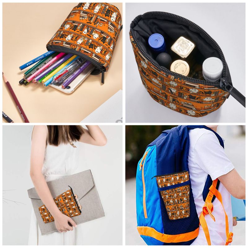 Pagewings Halloween Pencil Holder Retractable Pencil Bag