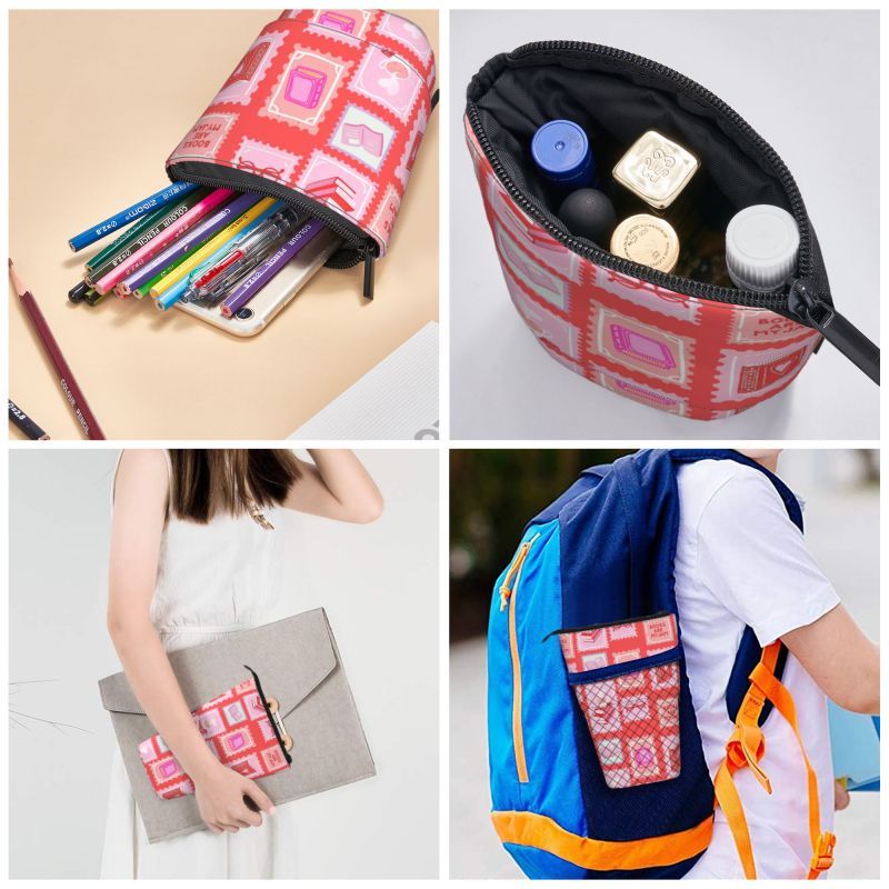 Pagewings Books Are My Jam Pencil Holder Retractable Pencil Bag