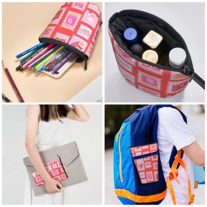 Pagewings Books Are My Jam Pencil Holder Retractable Pencil Bag