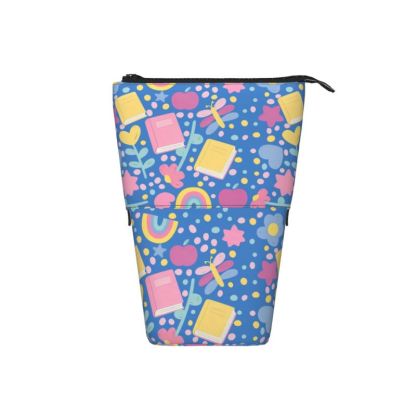 Pagewings Floral  Pencil Holder Retractable Pencil Bag