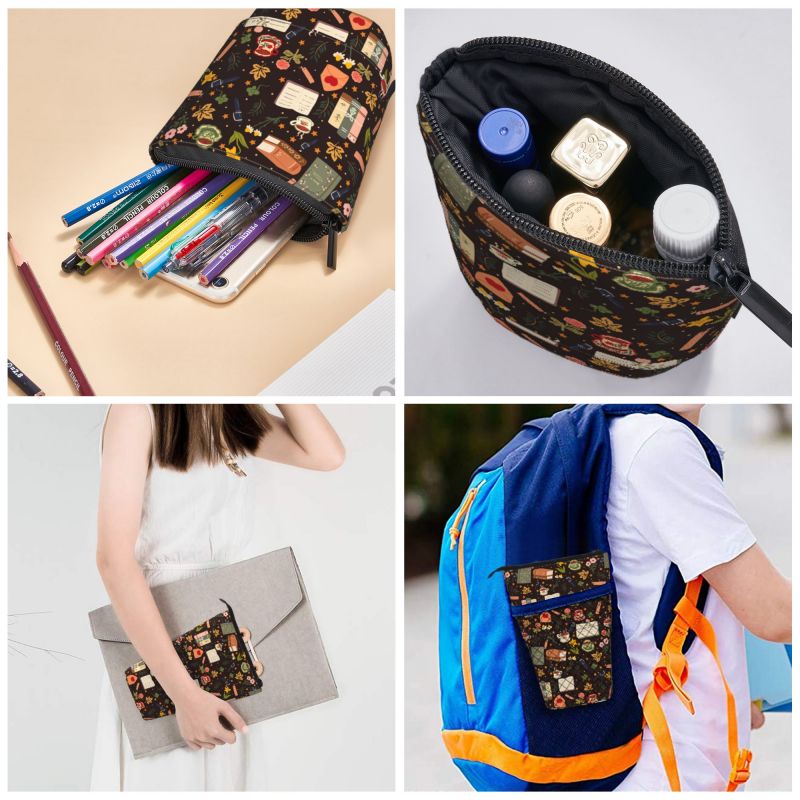 Pagewings Bohemian Book Lover Pencil Holder Retractable Pencil Bag