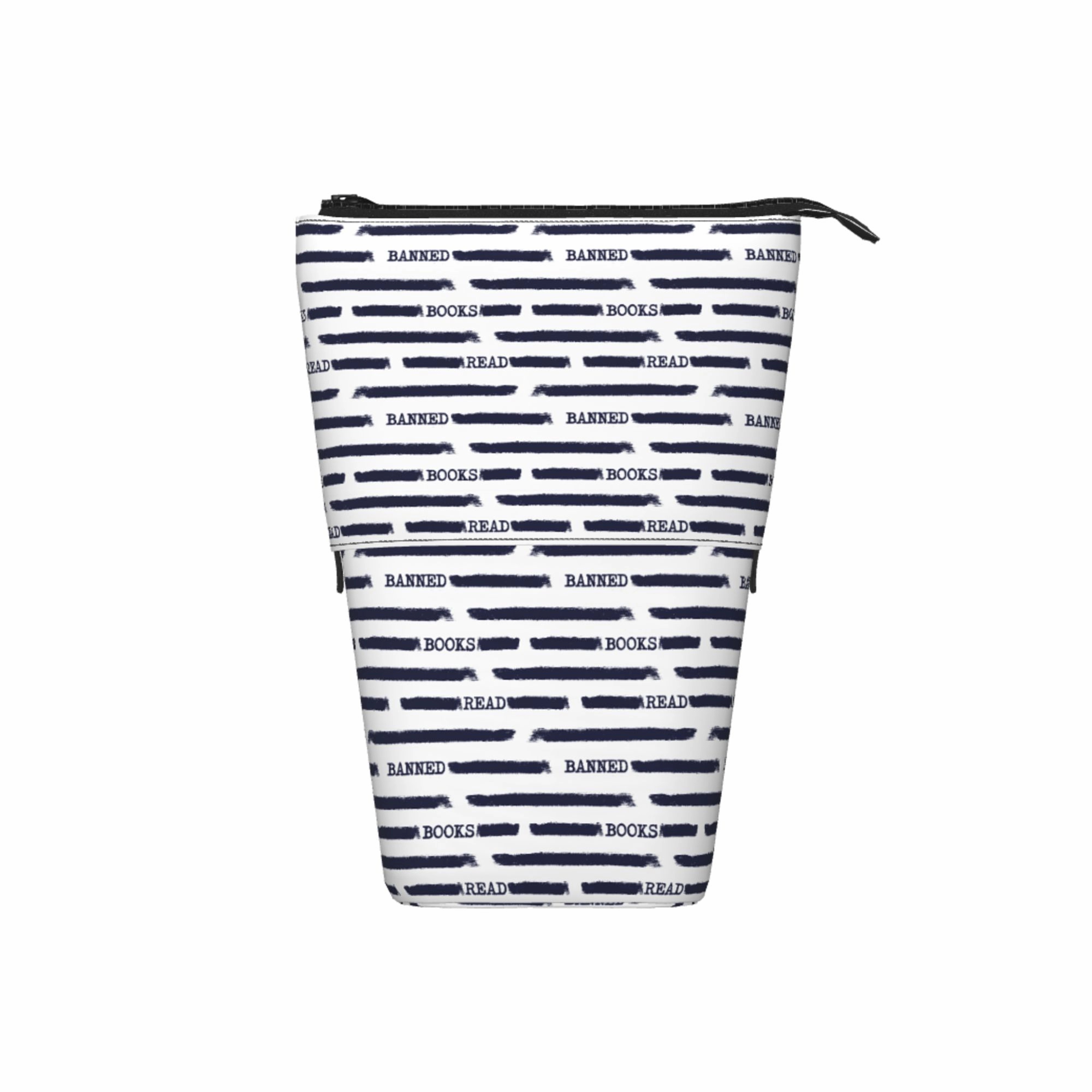 Pagewings Read Books Pencil Holder Retractable Pencil Bag