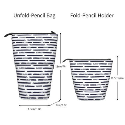 Pagewings Read Books Pencil Holder Retractable Pencil Bag