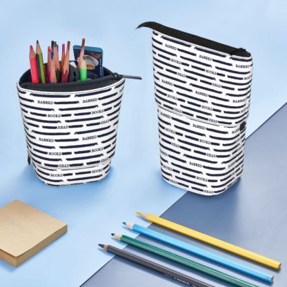 Pagewings Read Books Pencil Holder Retractable Pencil Bag