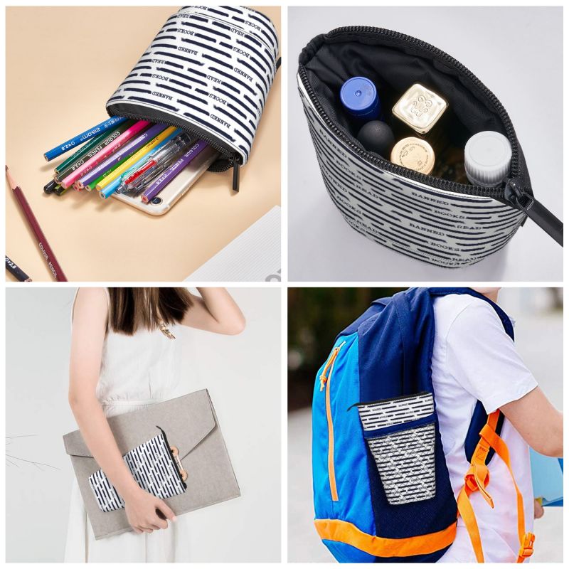 Pagewings Read Books Pencil Holder Retractable Pencil Bag