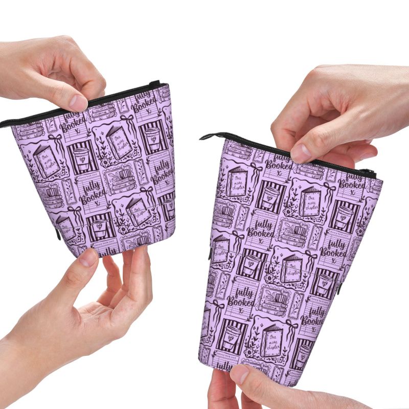 Pagewings Fully Booked Pencil Holder Retractable Pencil Bag