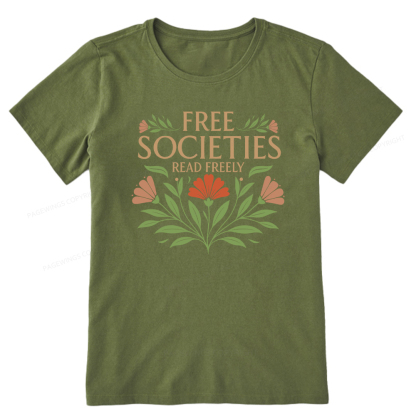 Pagewings Free Societies Read Freely Unisex Classic T-shirt