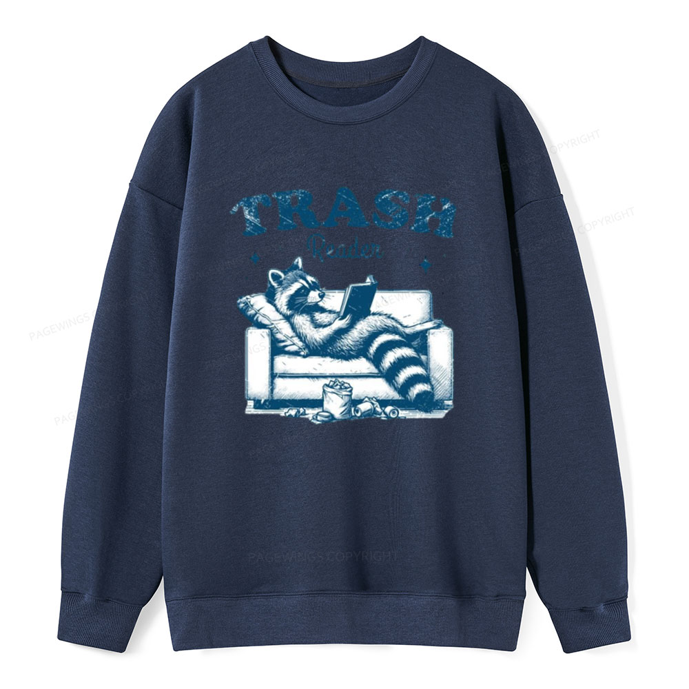 Pagewings Trash Reader Unisex Classic Sweatshirt