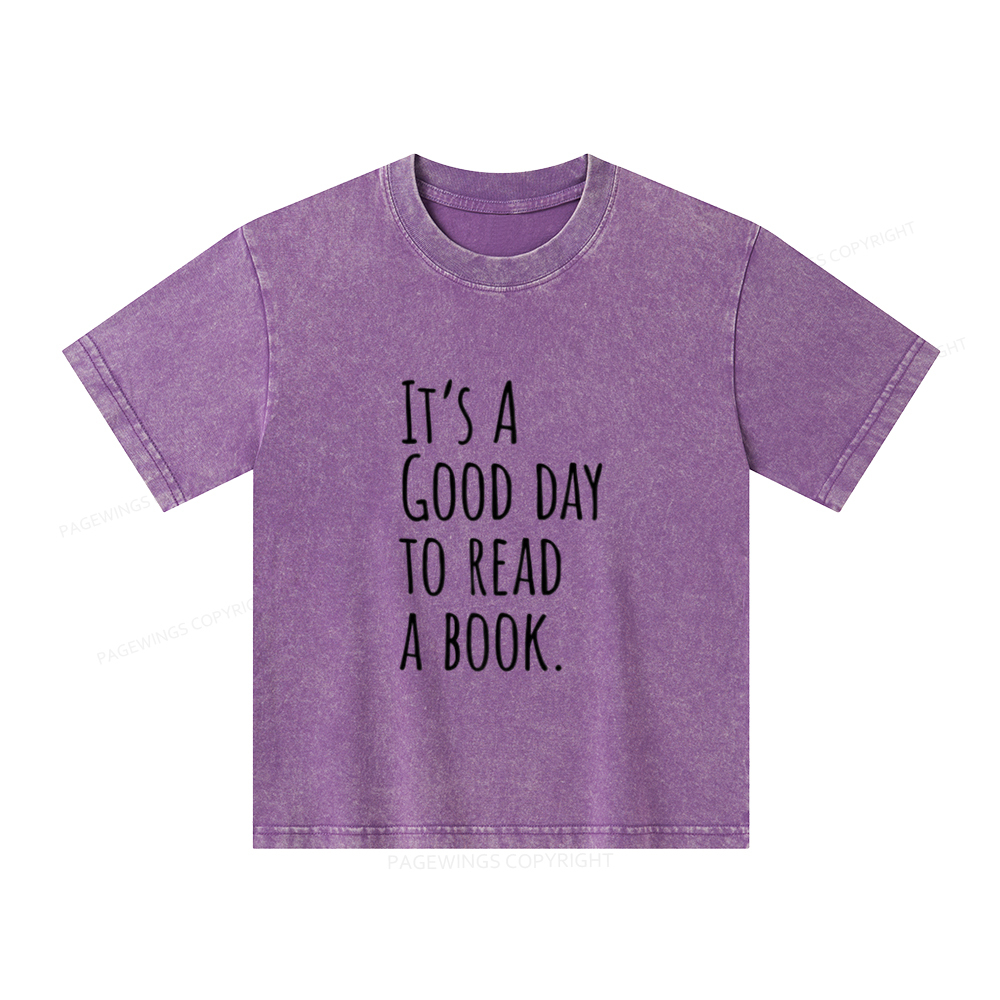 [Copy]Pagewings Cute Graphic Tees Trending Now Unisex Kids Washed T-shirt