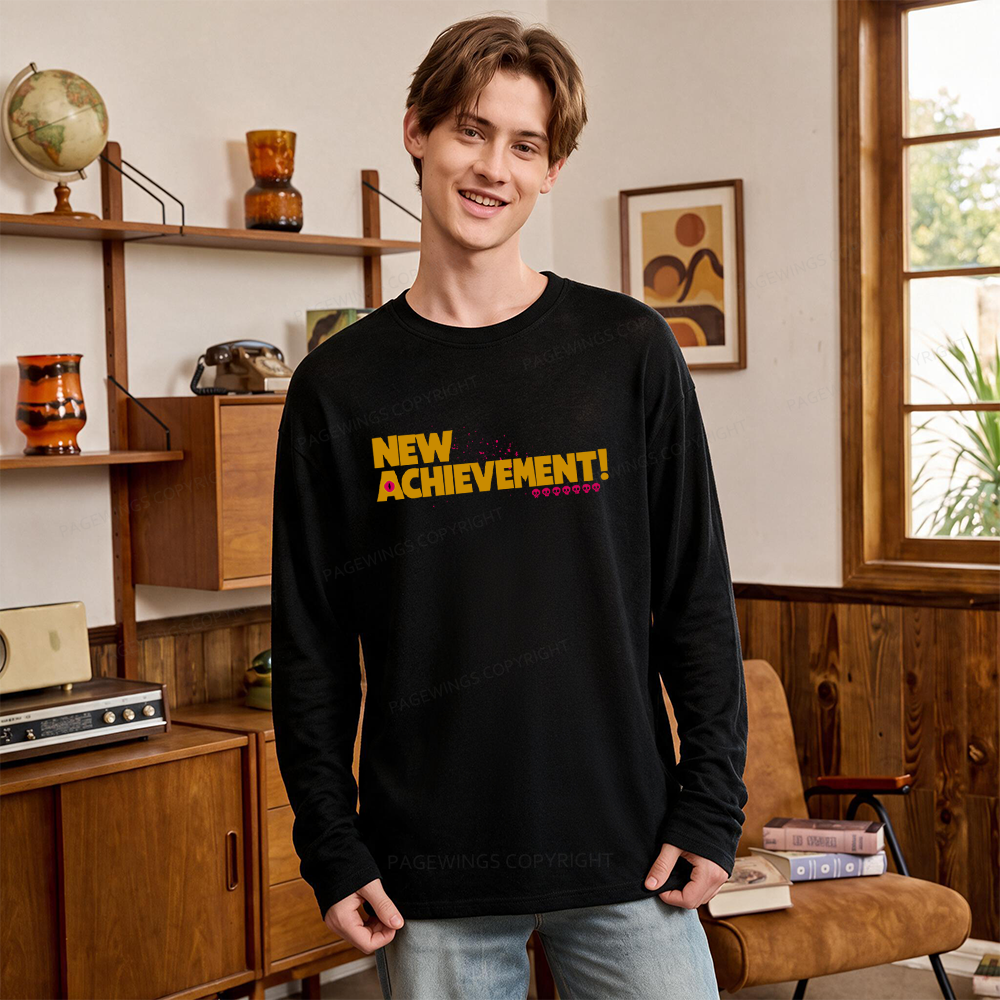 Pagewings New Achievement Unisex Lightweight Long Sleeve T-Shirt