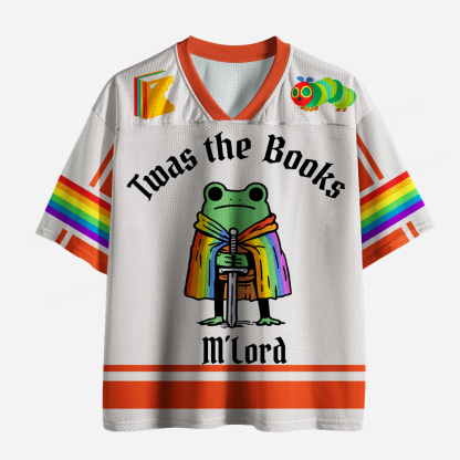 Pagewings Twas The Books M'Lord Unisex Mesh Jersey