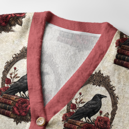 Pagewings Bookish Vibe Light Knit Unisex Cardigan Sweaters