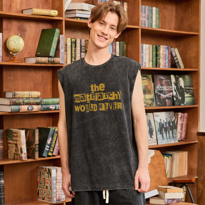 Pagewings The Matriarchy Would Never Unisex Washed Tank Top