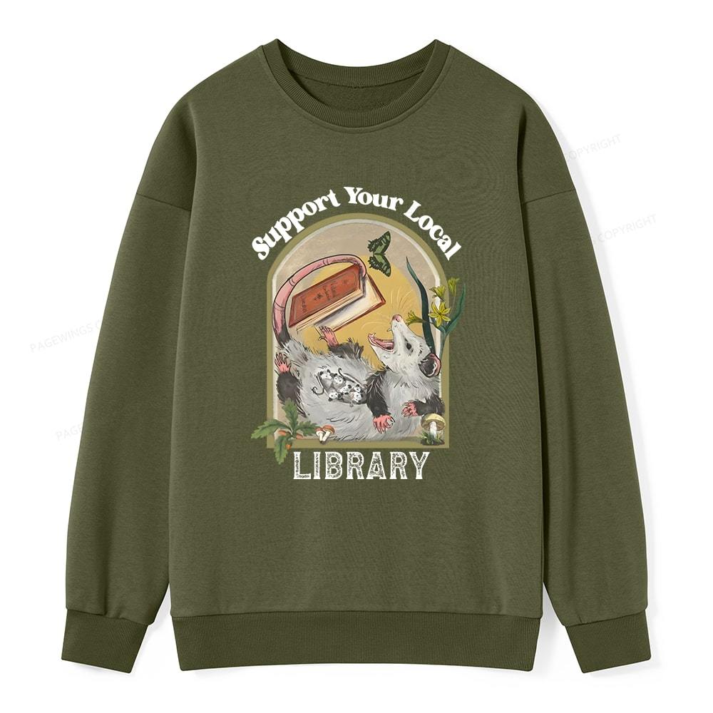 Pagewings Library Readers Make Leaders Jersey Short Sleeve Tee Unisex Classic Sweatshirt