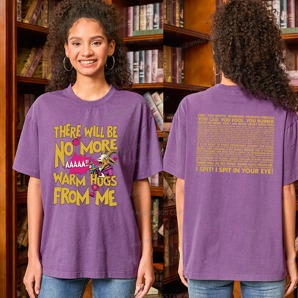 Pagewings Sci Fi Book Lover Unisex Washed T-shirt