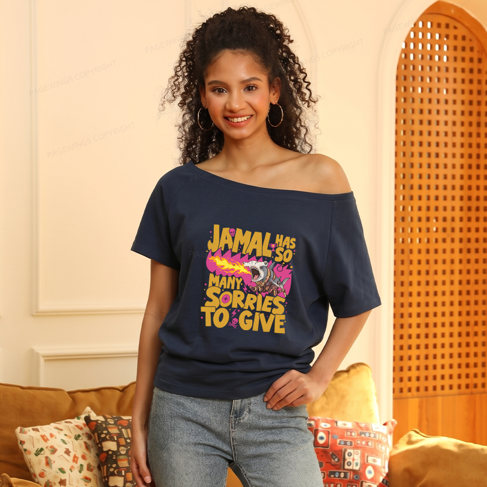 Pagewings Sci Fi Novel Lover Women Off Shoulder T-shirts
