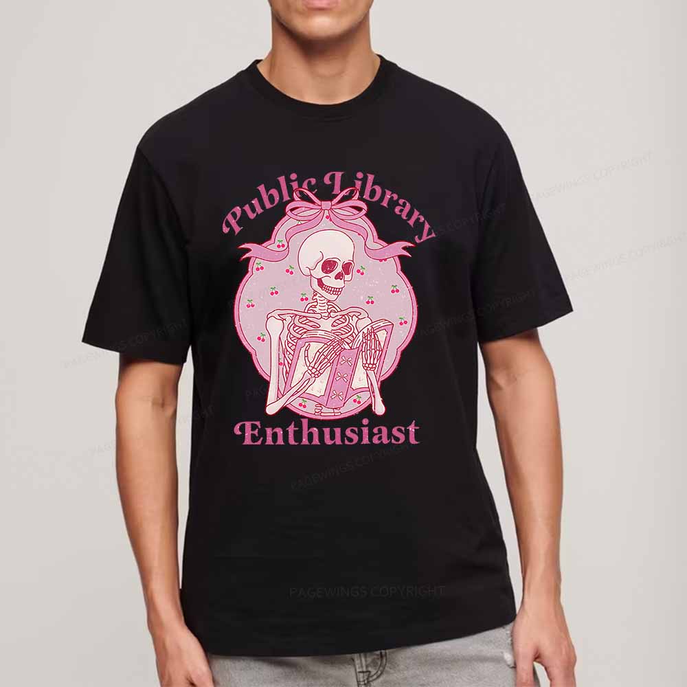 Pagewings Public Library Enthusiast Unisex Classic T-shirt