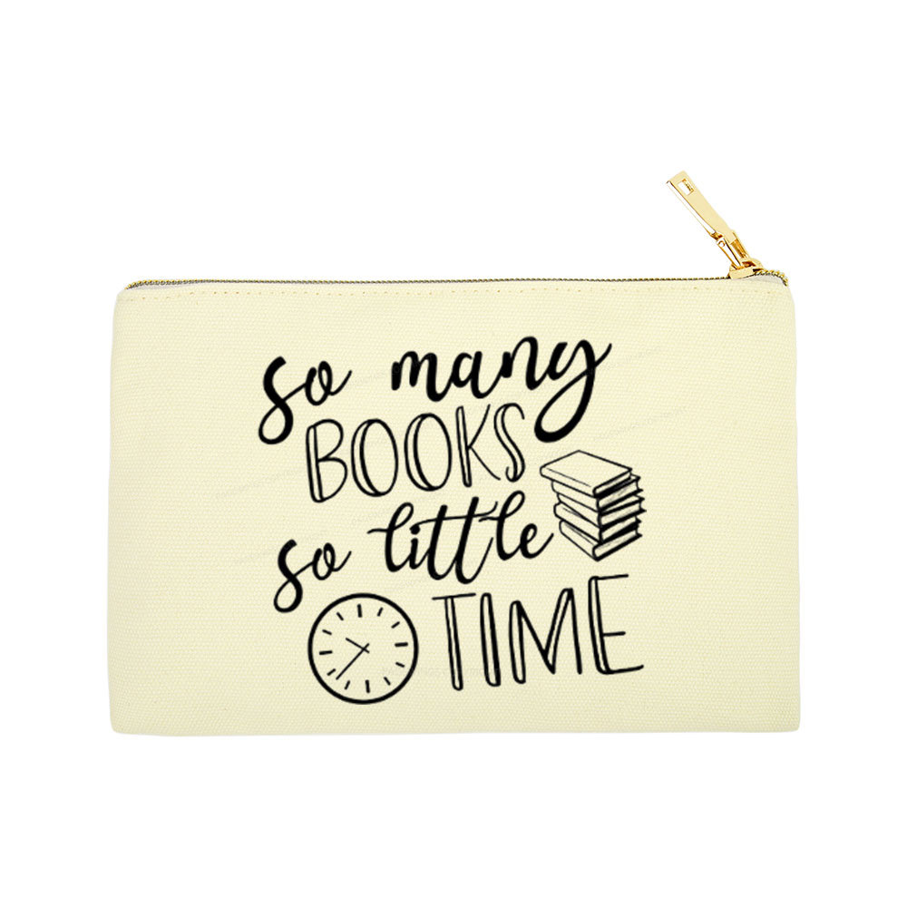 Pagewings So Many Books So Little Time Pouch