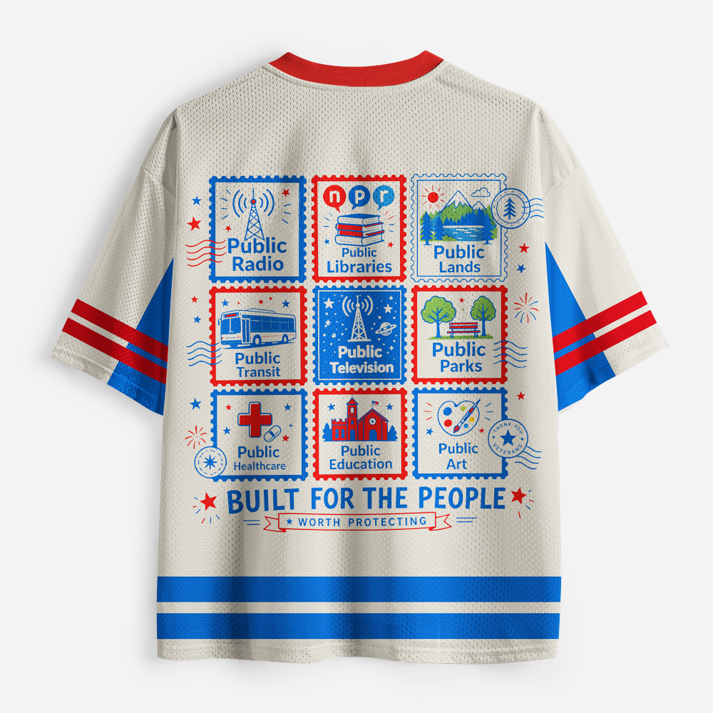 Pagewings Public Libraries Unisex Mesh Jersey