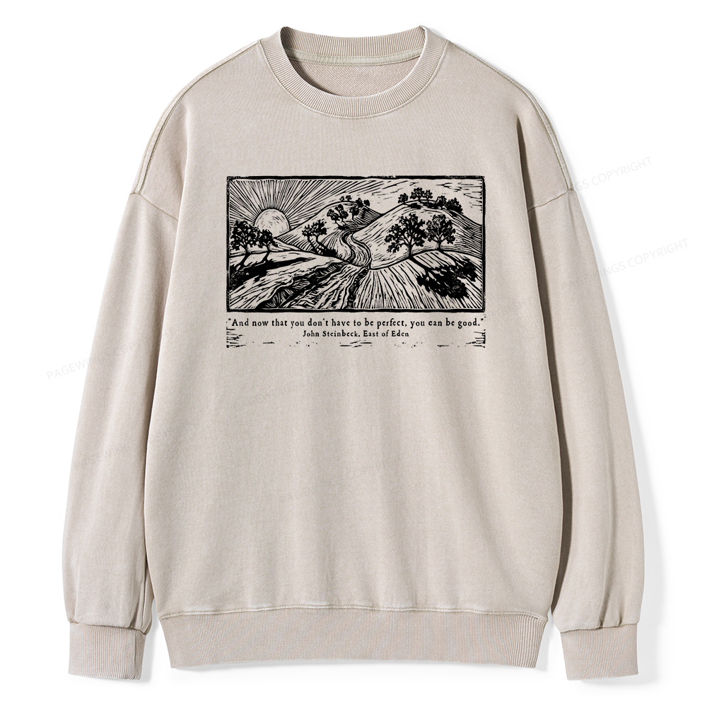 Pagewings Vintage Galley Unisex Washed Sweatshirt