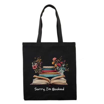 Pagewings Sorry I'm Booked Tote Bag