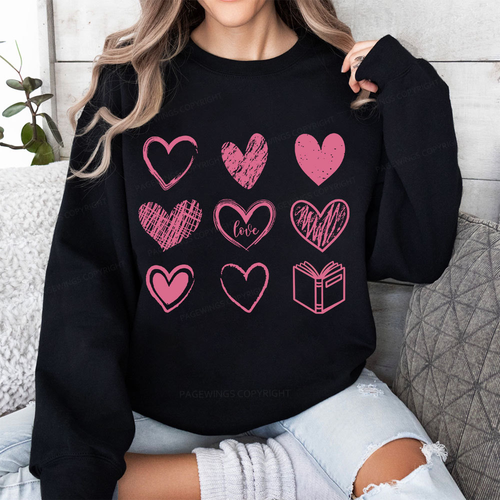 Pagewings To Love And Learn How To Be Loved Unisex Classic Sweatshirt
