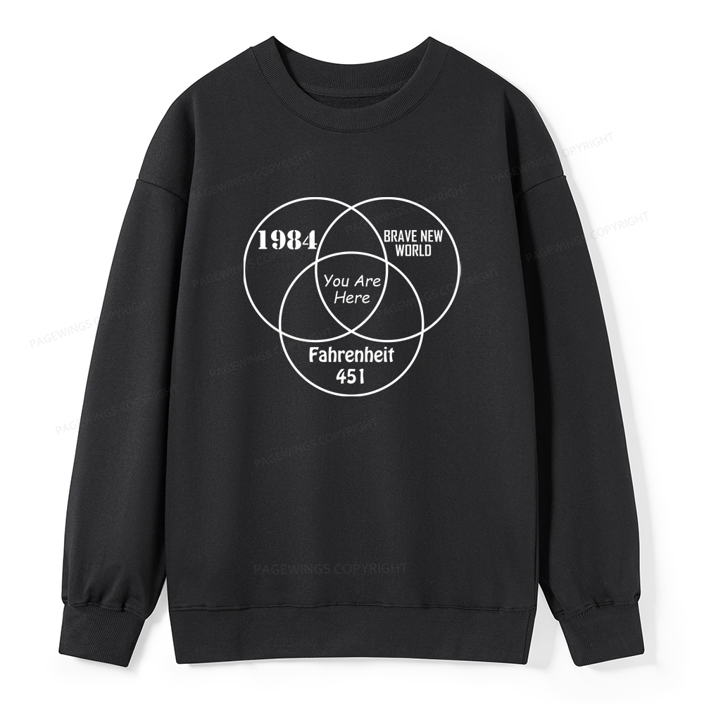 Pagewings I'm With The Banned Unisex Classic Sweatshirt