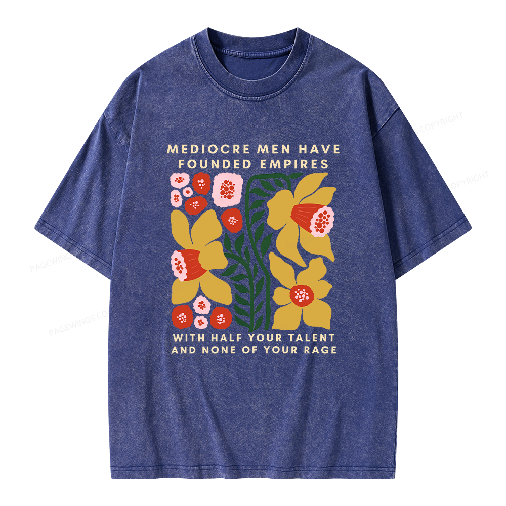 Pagewings With Half Your Talent Unisex Washed T-shirt