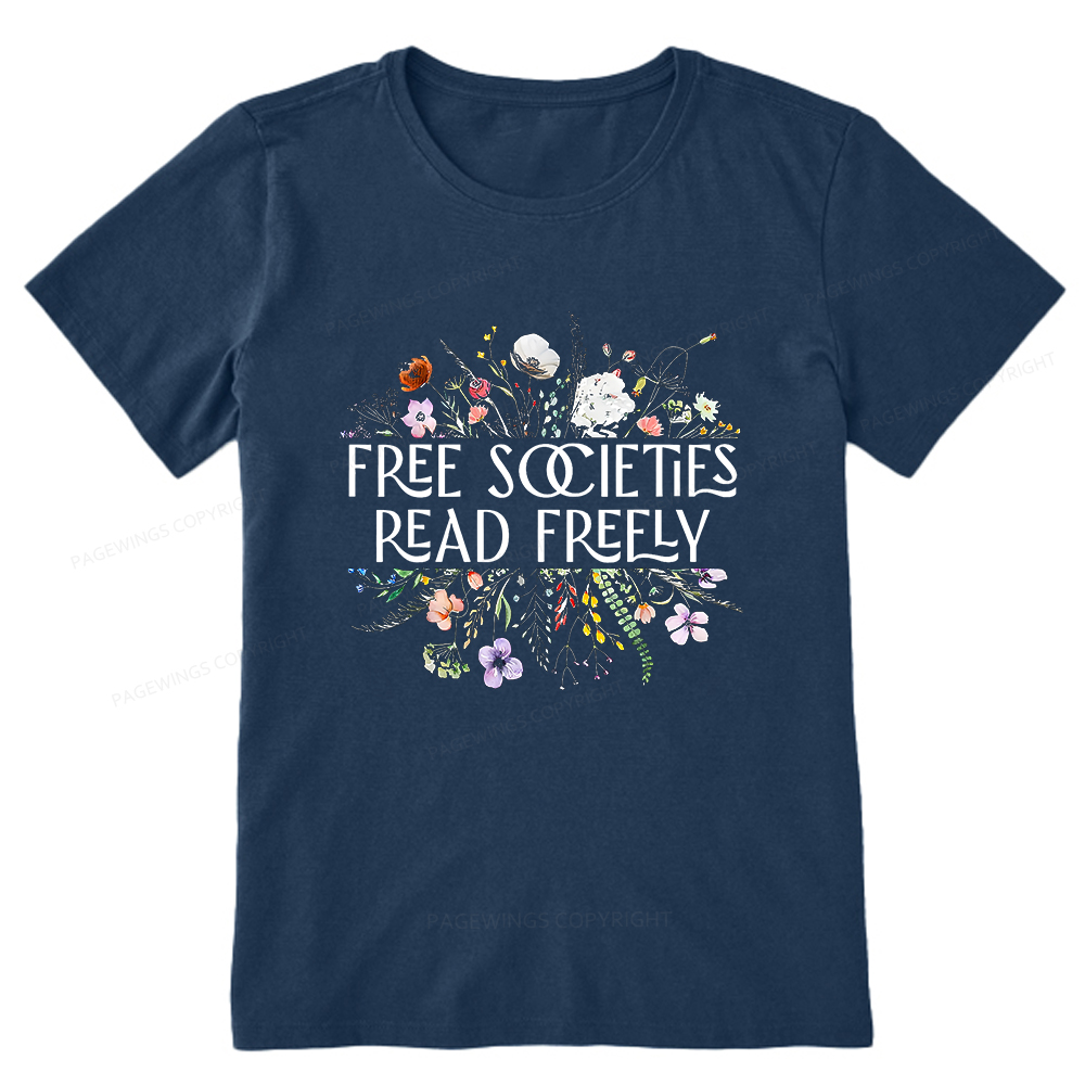 Pagewings Free Societies Read Freely Unisex Classic T-shirt
