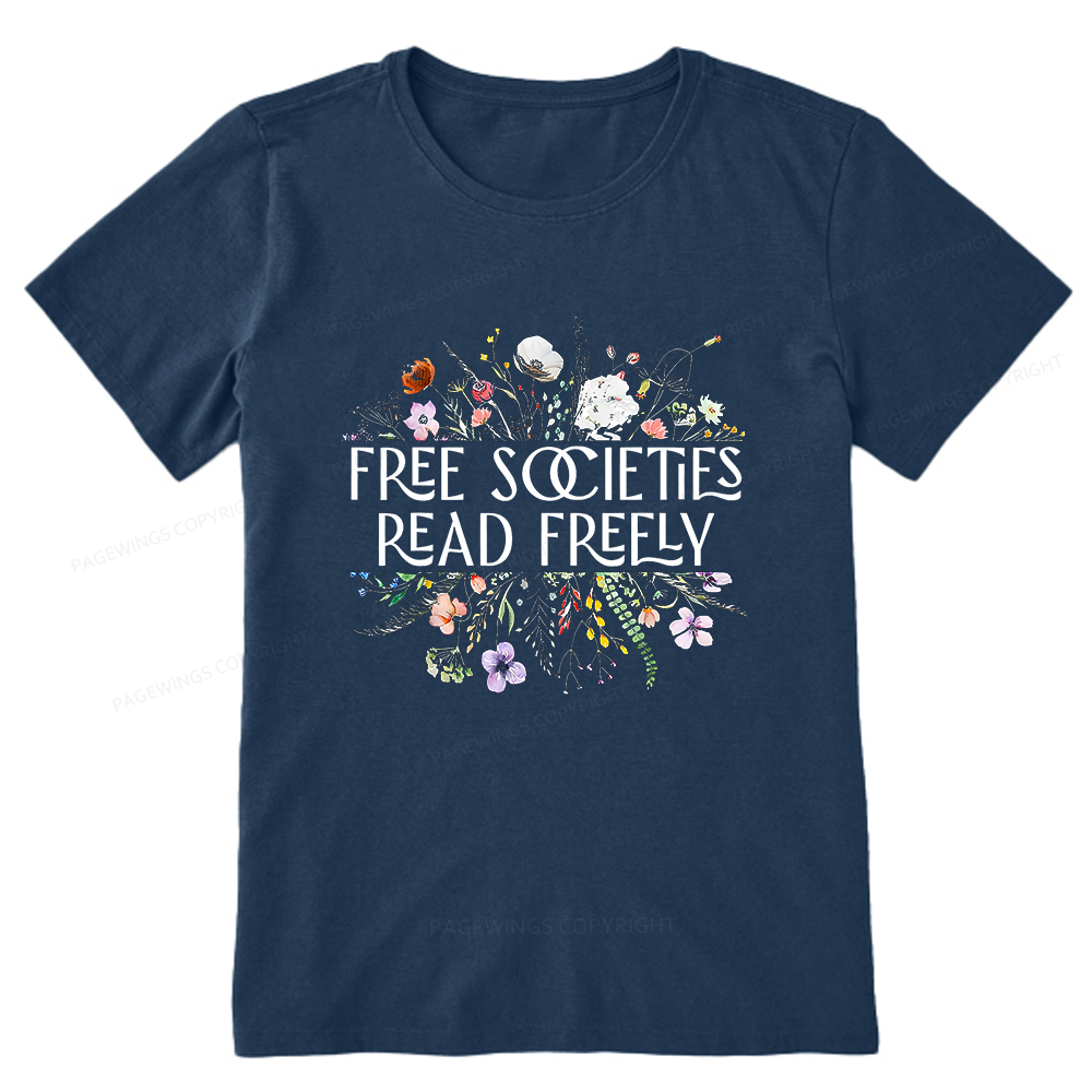 Pagewings Free Societies Read Freely Unisex Classic T-shirt