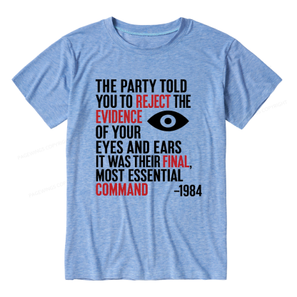 Pagewings Dystopia Quote Unisex Heather T-Shirt