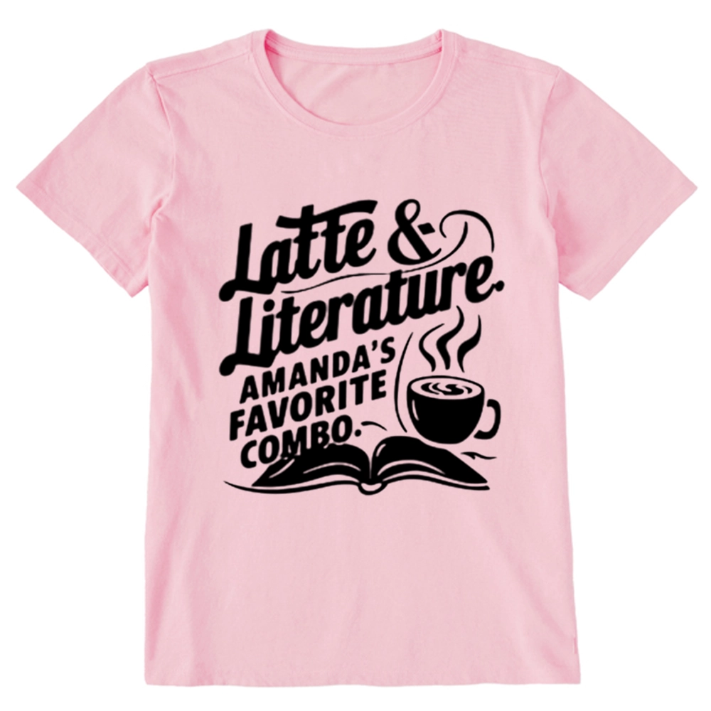 Pagewings Latte & Literature Amanda's Favorite Combo Unisex Classic T-shirt