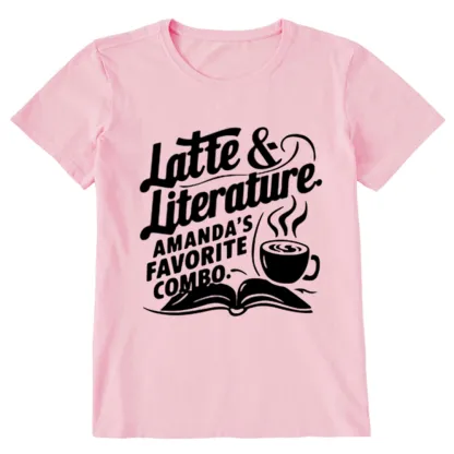 Pagewings Latte & Literature Amanda's Favorite Combo Unisex Classic T-shirt