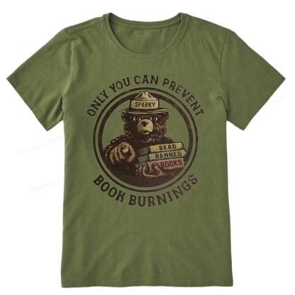 Pagewings Only You Can Prevent Book Burnings Unisex Classic T-shirt