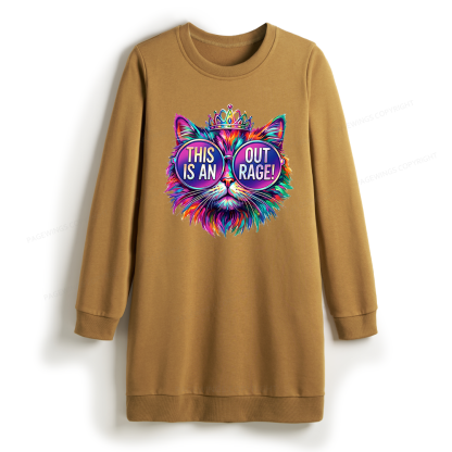 Pagewings Sci Fi Book Lover Sweatshirt Dress